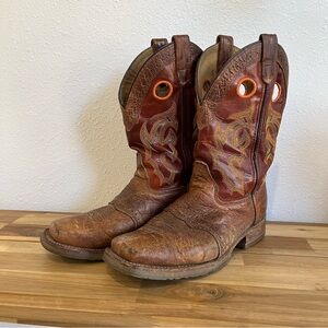 9.5 EE Double H Men's Mickey ICE Peanut Bison Wide Square Steel Toe Work Boot
